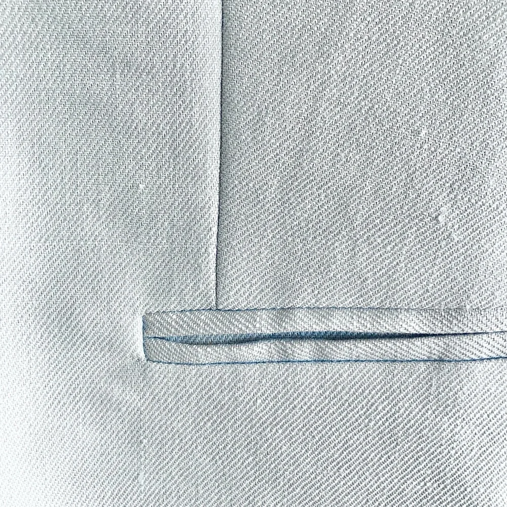 J.Crew Parke Blazer stretch linen blend light blue powder 50s pastel - Picture 6 of 7
